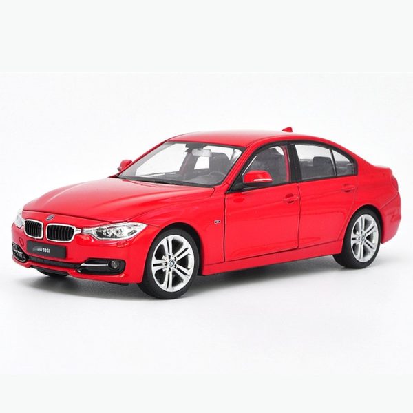 1 24 BMW 335i Diecast Model Cars Pull Back Doors Open Light Sound Toy Gifts For Kids (11)