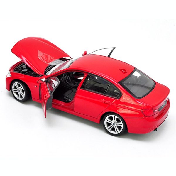 1 24 BMW 335i Diecast Model Cars Pull Back Doors Open Light Sound Toy Gifts For Kids (15)