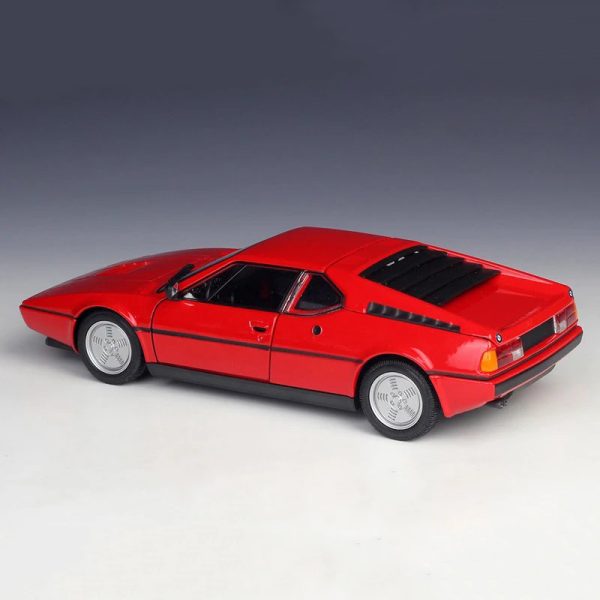 1 24 BMW M1 Diecast Model Cars Pull Back Doors Open Light Sound Toy Gifts For Kids (12)