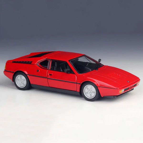 1 24 BMW M1 Diecast Model Cars Pull Back Doors Open Light Sound Toy Gifts For Kids (9)