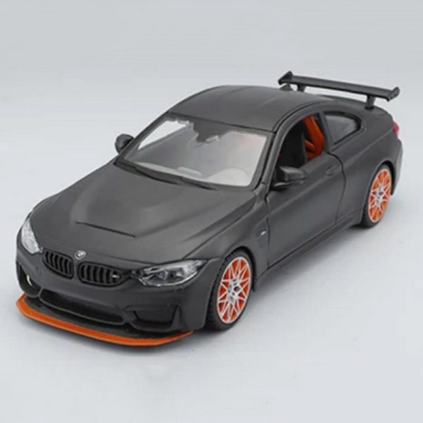 1 24 BMW M4 GTS Diecast Model Cars Pull Back Doors Open Light Sound Toy Gifts For Kids (28)