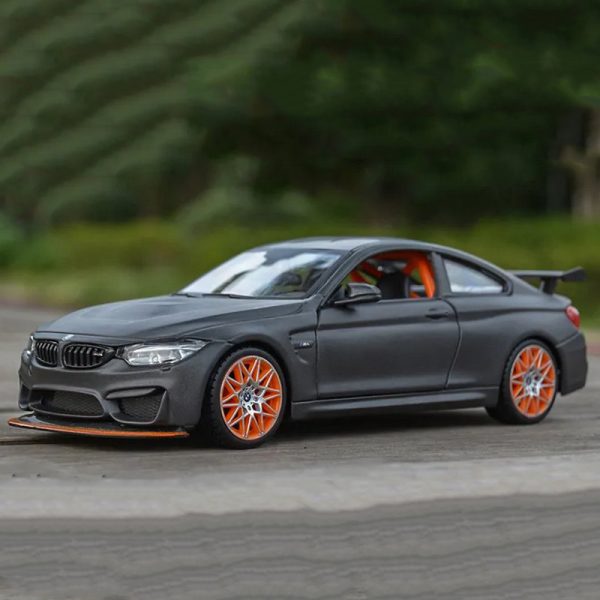 1 24 BMW M4 GTS Diecast Model Cars Pull Back Doors Open Light Sound Toy Gifts For Kids (6)