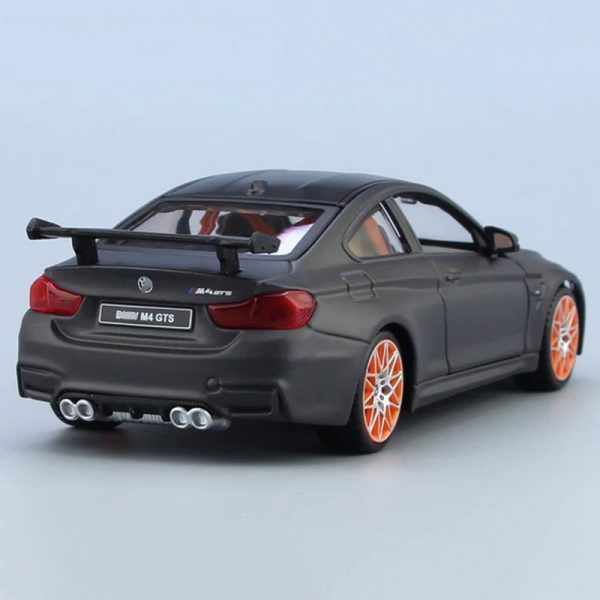 1 24 BMW M4 GTS Diecast Model Cars Pull Back Doors Open Light Sound Toy Gifts For Kids (9)