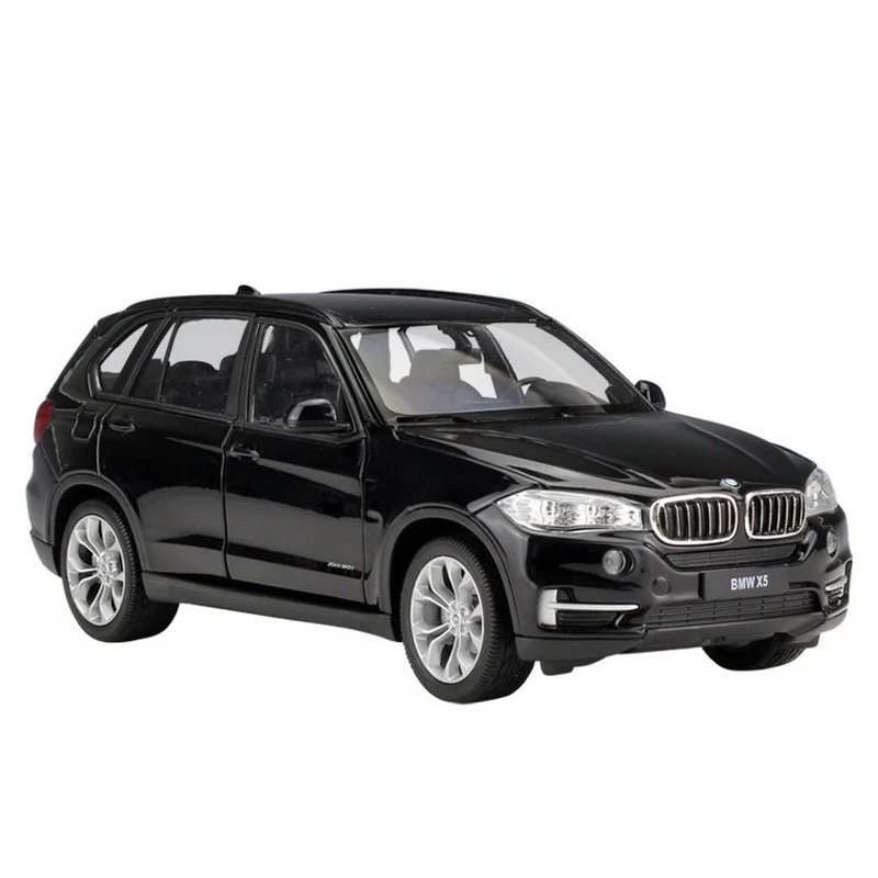 1 24 BMW X5 SUV 1 Diecast Model Cars Pull Back Doors Open Light Sound Toy Gifts For Kids (1)