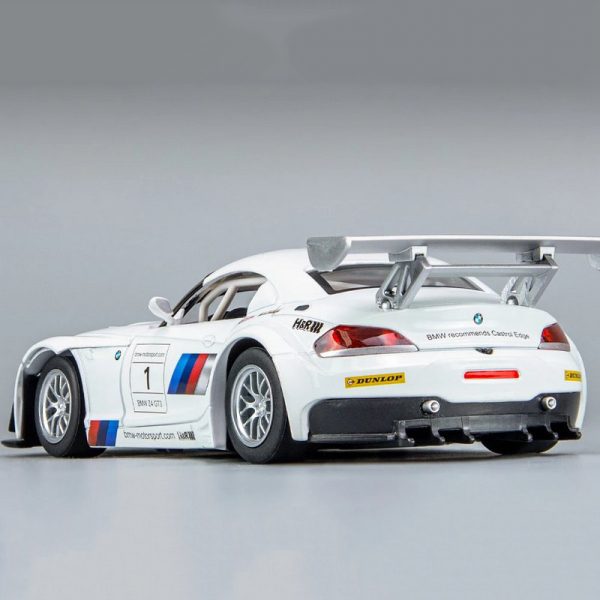 1 24 BMW Z4 Diecast Model Cars Pull Back Doors Open Light Sound Toy Gifts For Kids (5)