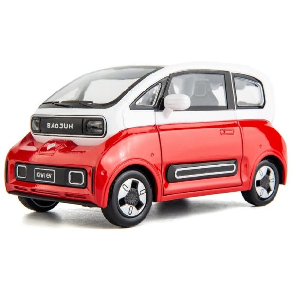 1 24 Baojun Kiwi EV Diecast Model Cars Pull Back Doors Open Light Sound Toy Gifts For Kids (15)