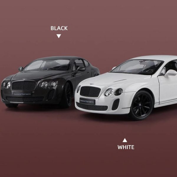 1 24 Bentley Continental Supersports Diecast Model Cars Pull Back Doors Open Light Sound Toy Gifts For Kids (14)