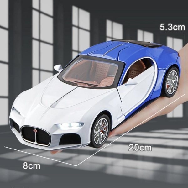 1 24 Bugatti Atlantic Diecast Model Cars Doors Open Alloy Toy Gifts For Kids (10)