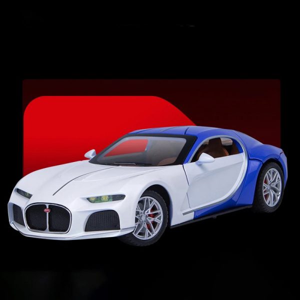 1 24 Bugatti Atlantic Diecast Model Cars Doors Open Alloy Toy Gifts For Kids (11)