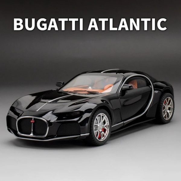 1 24 Bugatti Atlantic Diecast Model Cars Doors Open Alloy Toy Gifts For Kids (15)