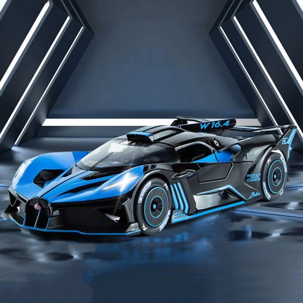 1 24 Bugatti Bolide Diecast Model Cars Doors Open Alloy Toy Gifts For Kids (4)