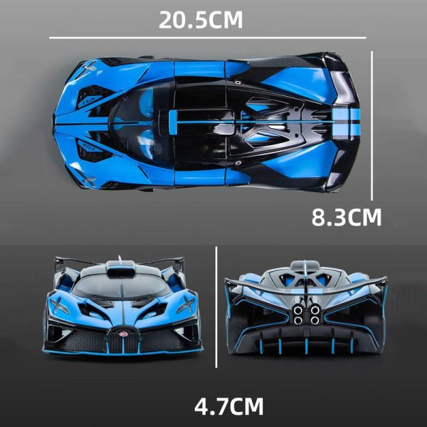 1 24 Bugatti Bolide Diecast Model Cars Doors Open Alloy Toy Gifts For Kids (5)