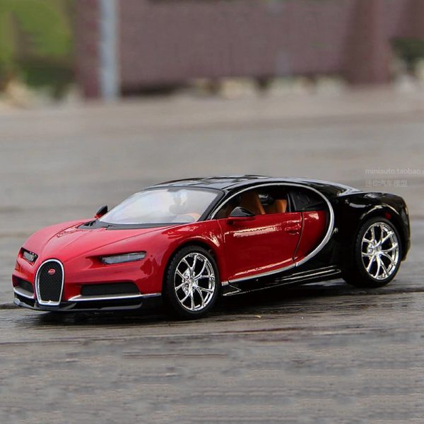 1 24 Bugatti Chiron Diecast Model Cars Doors Open Alloy Toy Gifts For Kids (15)