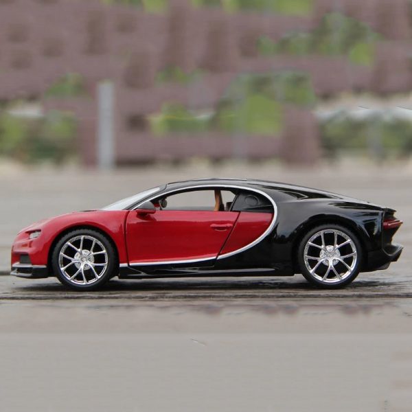 1 24 Bugatti Chiron Diecast Model Cars Doors Open Alloy Toy Gifts For Kids (16)