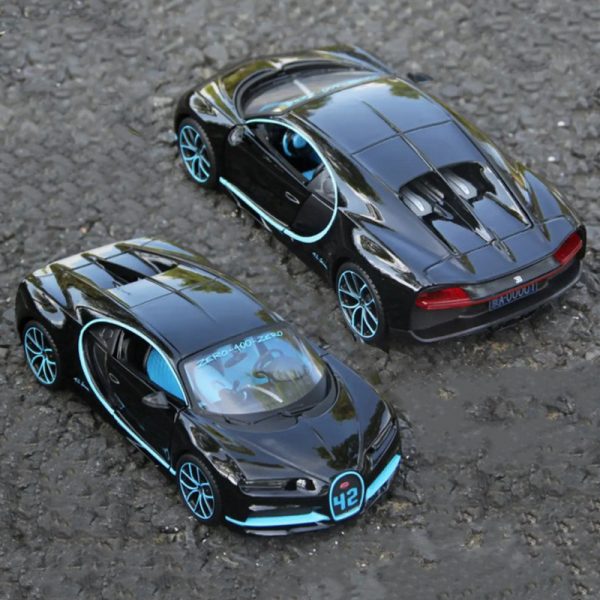 1 24 Bugatti Chiron Diecast Model Cars Doors Open Alloy Toy Gifts For Kids (9)