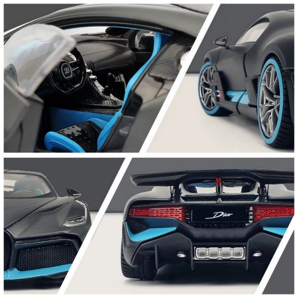 1 24 Bugatti Divo Diecast Model Cars Doors Open Alloy Toy Gifts For Kids (5)