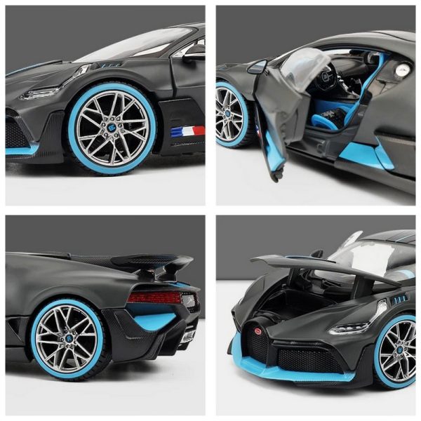 1 24 Bugatti Divo Diecast Model Cars Doors Open Alloy Toy Gifts For Kids (6)