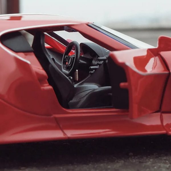 1 24 Bugatti La Voiture Noire Black Dragon Diecast Model Cars Doors Open Alloy Toy Gifts For Kids (12)