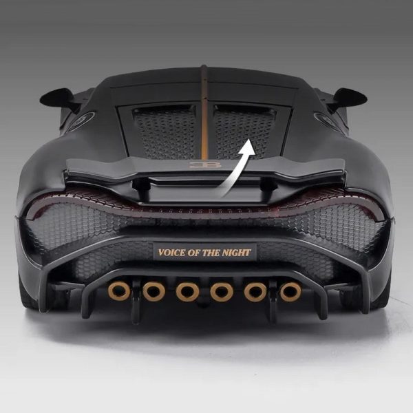 1 24 Bugatti La Voiture Noire Black Dragon Diecast Model Cars Doors Open Alloy Toy Gifts For Kids (15)