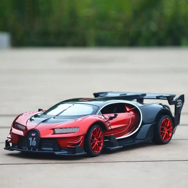 1 24 Bugatti Vision GT Diecast Model Cars Doors Open Alloy Toy Gifts For Kids (4)