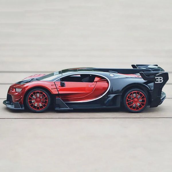 1 24 Bugatti Vision GT Diecast Model Cars Doors Open Alloy Toy Gifts For Kids (5)