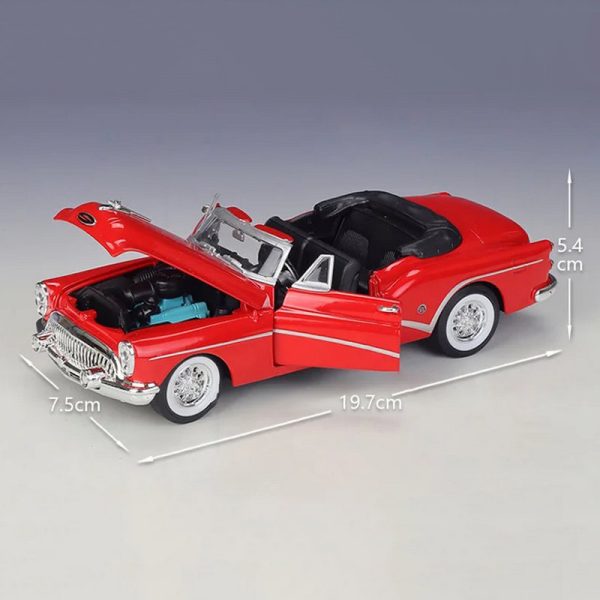 1 24 Buick Skylark 1953 Diecast Model Cars Doors Open Alloy Toy Gifts For Kids (4)