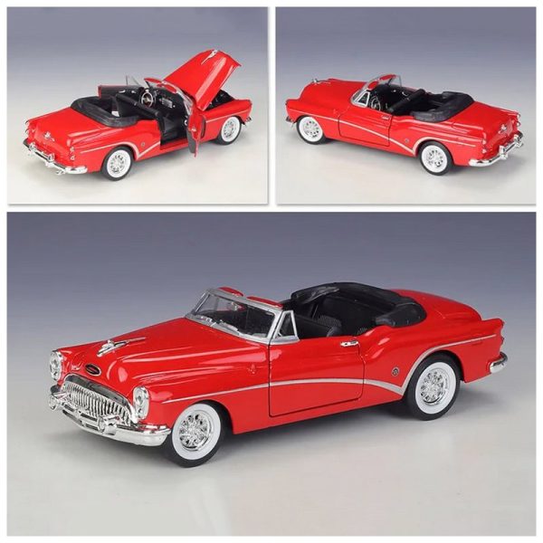 1 24 Buick Skylark 1953 Diecast Model Cars Doors Open Alloy Toy Gifts For Kids (5)