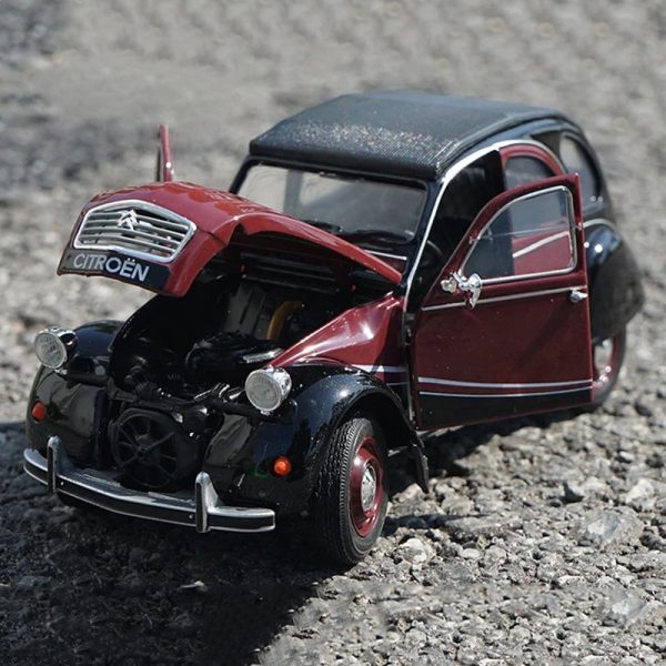 1 24 Citroen 2CV6 Charleston Diecast Model Cars Doors Open Alloy Toy Gifts For Kids (5)
