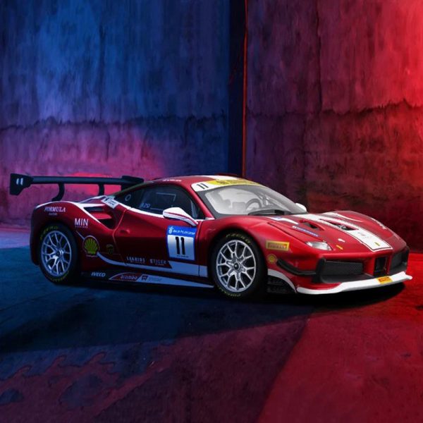 1 24 Ferrari 488 Challenge Diecast Model Cars Doors Open Alloy Toy Gifts For Kids (4)