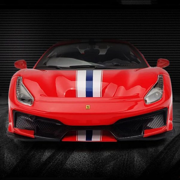1 24 Ferrari 488 Pista Diecast Model Cars Doors Open Alloy Toy Gifts For Kids (14)