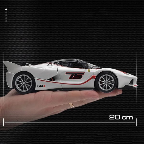 1 24 Ferrari FXXK Diecast Model Cars Doors Open Alloy Toy Gifts For Kids (5)