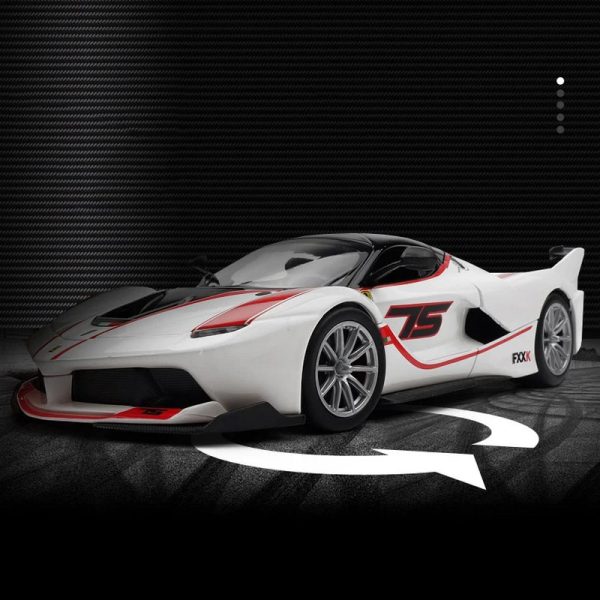 1 24 Ferrari FXXK Diecast Model Cars Doors Open Alloy Toy Gifts For Kids (7)
