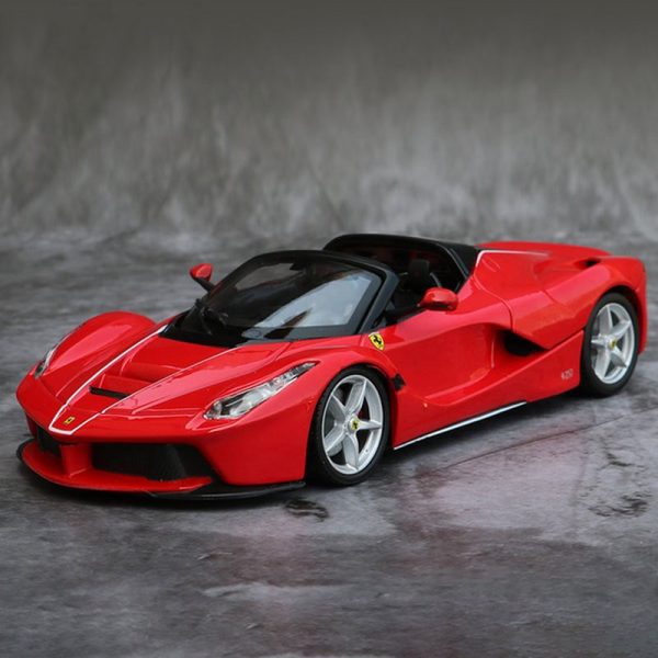 1 24 Ferrari LaFerrari Convertible Diecast Model Cars Doors Open Alloy Toy Gifts For Kids