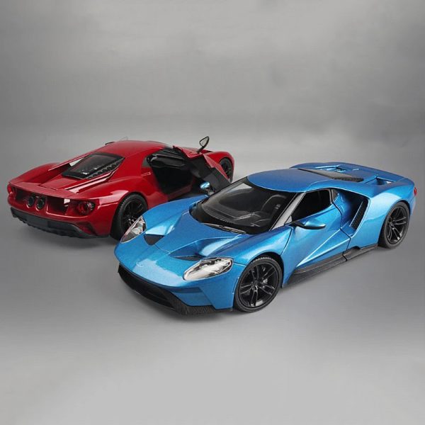 1 24 Ford GT 2017 Diecast Model Cars Doors Open Alloy Toy Gifts For Kids (7)
