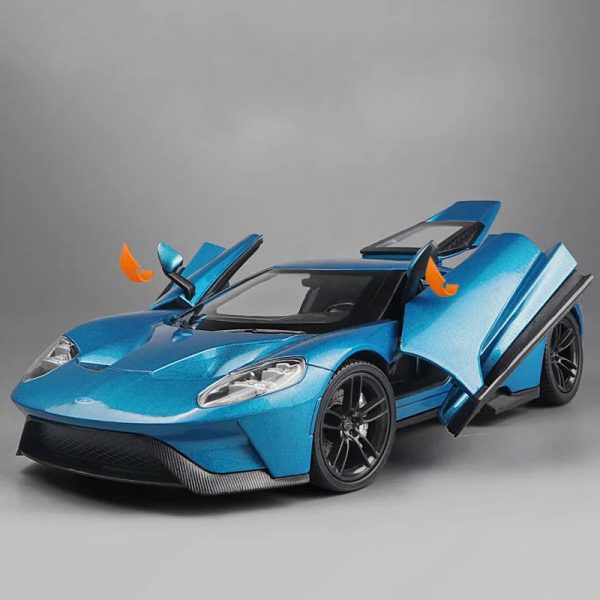 1 24 Ford GT 2017 Diecast Model Cars Doors Open Alloy Toy Gifts For Kids (8)
