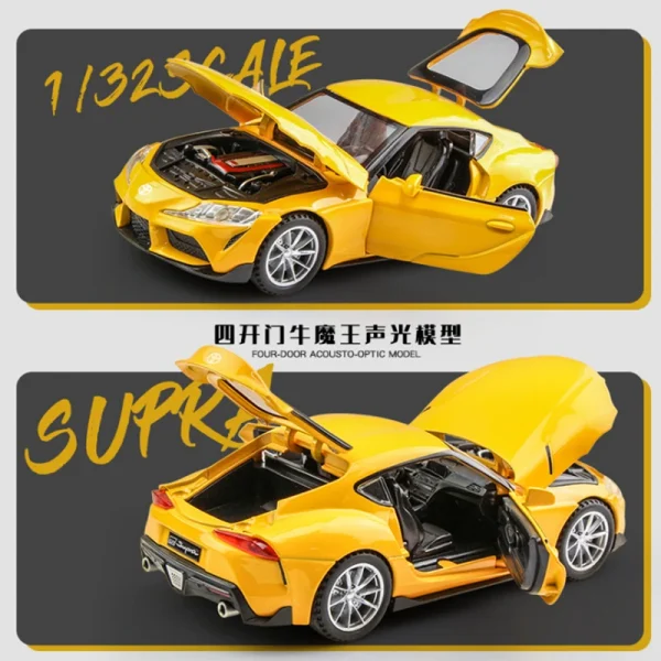 2021 New 1:32 GR Supercar Toy Alloy Car Diecasts & Toy Vehicles Car Model Miniature Scale Model Toys For Children - Image 5