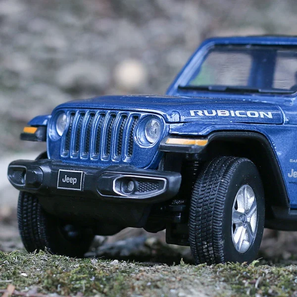 New 1:32 JEEPS Sahara Wrangler Simulation Toy Vehicles Model Sound and light Shock Absorbers Alloy Children Toys Collection Gift - Image 3