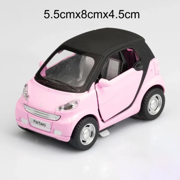 Smart Fortwo Toy Vehicles Diecast Model Cars-Toy For Children Metal Cars For Brithday Decoration - Image 5
