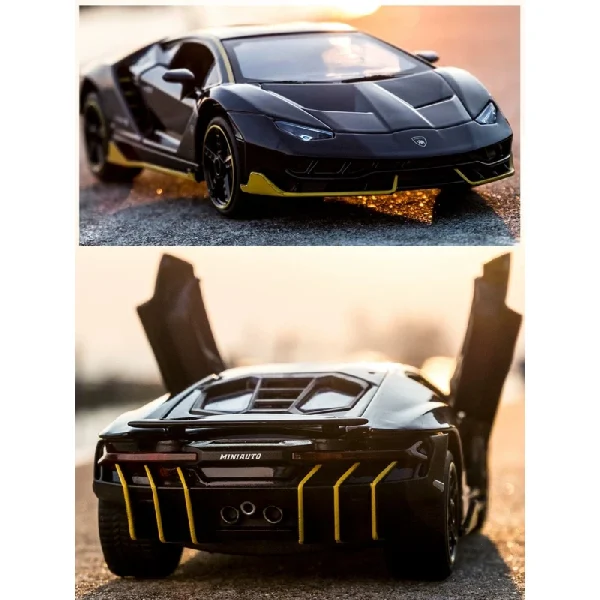 LP770 1:32 Lamborghinis Aventado SVJ63 Alloy Car Model Diecast Sound Super Racing Lifting Tail Hot Car Wheel For Children Gift - Image 3