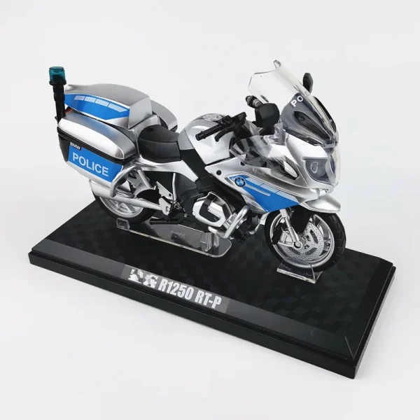 1:12 BMW R1250RT-P Police Diecast Motorcycle Model Toy Replica With Sound & Light birthday gift christmas gift Collection bike - Image 3