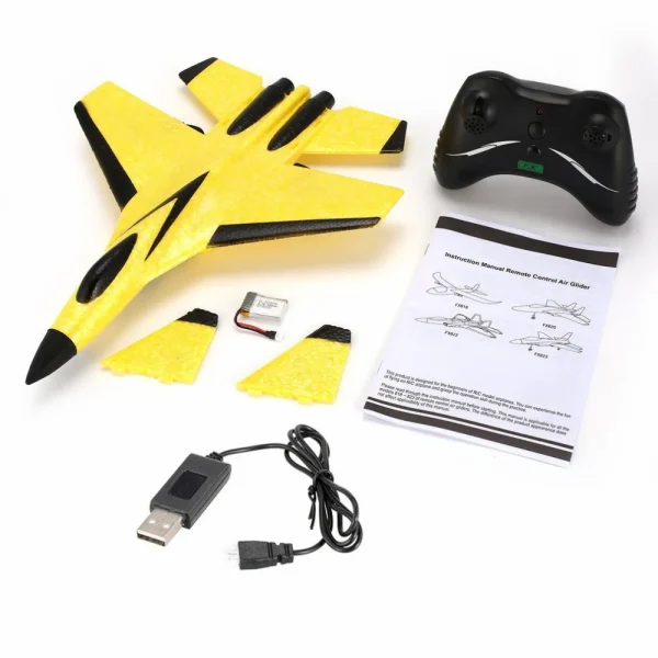 2.4G Glider RC Drone SU35 Fixed Wing Airplane Hand Throwing Foam Dron Electric Remote Control Outdoor RC Plane Toys for Boys F22 - Image 5