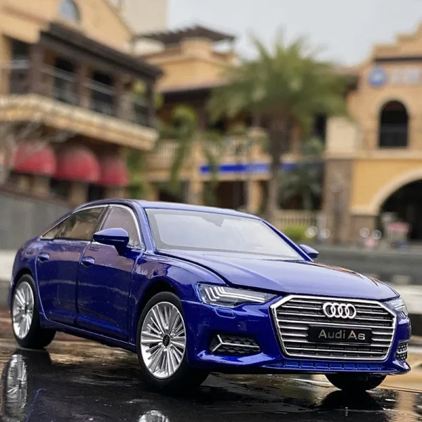 1:32 AUDI A6 Simulation Car Model Diecast Toy Car 6Doors-Opened Sounds&Lights Hobbies For Collection Children‘s Birthday Gifts - Image 3