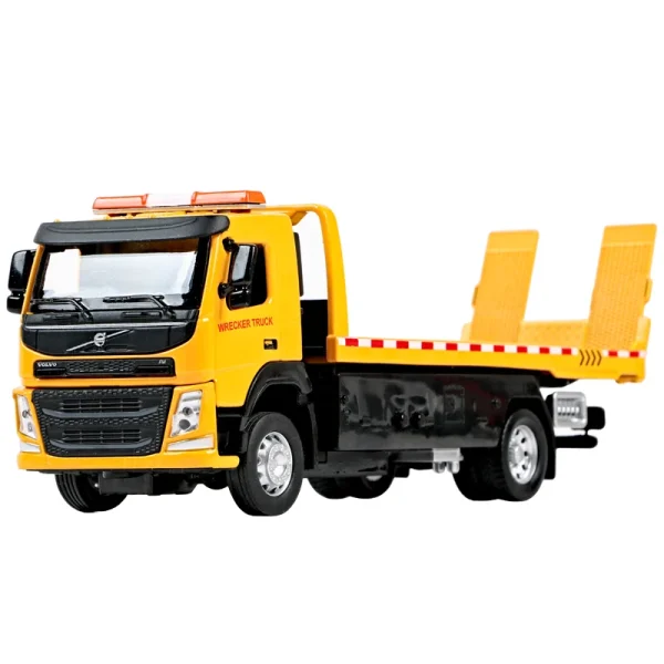 1:50 VOLVO VAN Type Alloy Trailer Car Model Simulation Children's Sound and Light Alloy Car Model Truck Boy Toy - Image 5