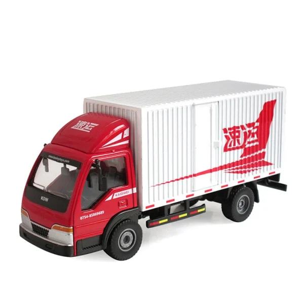 1:50 Alloy Simulation Van Truck Model Engineering Transport Vehicle Children's Toy Birthday Gift - Image 3