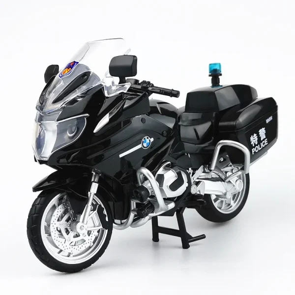 1:12 BMW R1250RT-P Police Diecast Motorcycle Model Toy Replica With Sound & Light birthday gift christmas gift Collection bike - Image 4