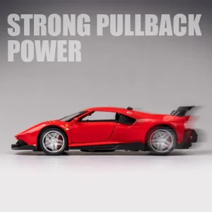 1:32 P80C Supercar Alloy Car Diecasts & Toy Vehicles Sound and light Car Model Collection Car Toys For Children