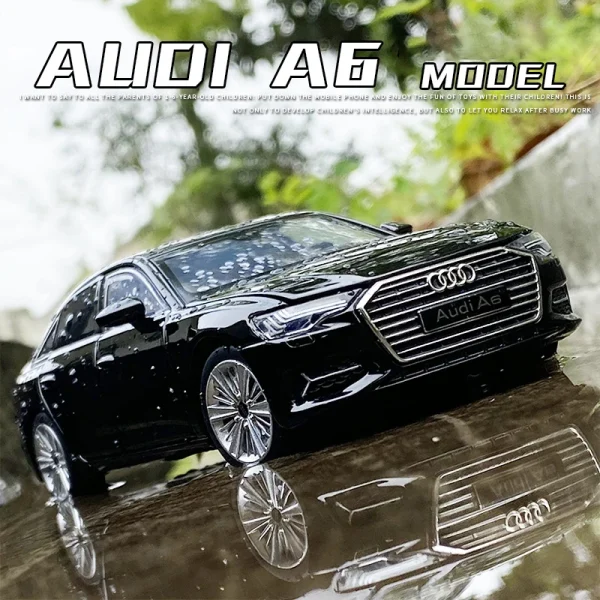 1:32 AUDI A6 Simulation Car Model Diecast Toy Car 6Doors-Opened Sounds&Lights Hobbies For Collection Children‘s Birthday Gifts