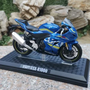 1:12 Diecast Motorcycle Model Toy F-Suzuki Suzuki GSX-R1000 Suspension Off-road Vehicle Motorcycle Collection Model Gift