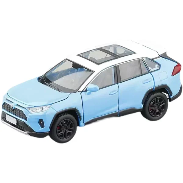 JKM 1:32 RAV4 2020 SUV Diecasts & Toy Vehicles Metal Car Model Shock absorber Sound Light Collection Car Toys Gift - Image 5