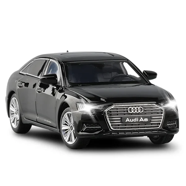 1:32 AUDI A4 A6 A7 A8 Simulation Car Model Diecast Toy Car Sounds&Lights Hobbies For Collection Children‘s Birthday Gifts - Image 3